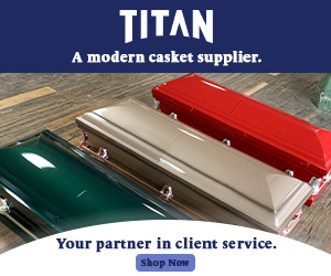 titan caskets ad